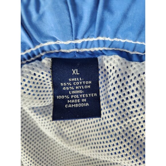 Vtg Polo Jeans Co. Swim Shorts Mens Blue Embroidered Logo Mesh Lining XL - Picture 11 of 11